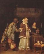 TERBORCH, Gerard The Letter (mk08) France oil painting artist